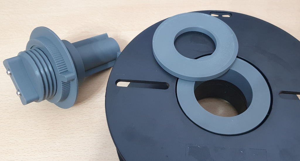 eSun spool spacers for V-Spooler generic clamp and spindle