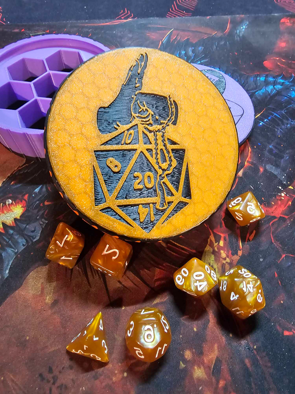 Monk's Sanctuary Dice Box with screw top lid