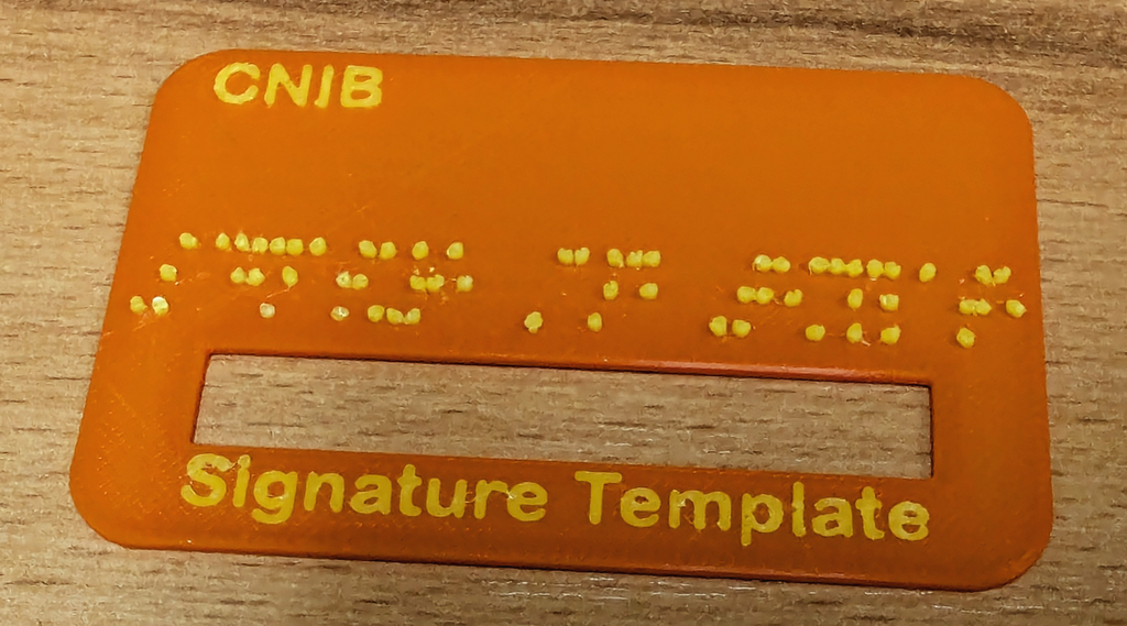 Signature Template aid