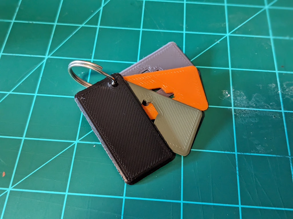 Graphic Key Tags