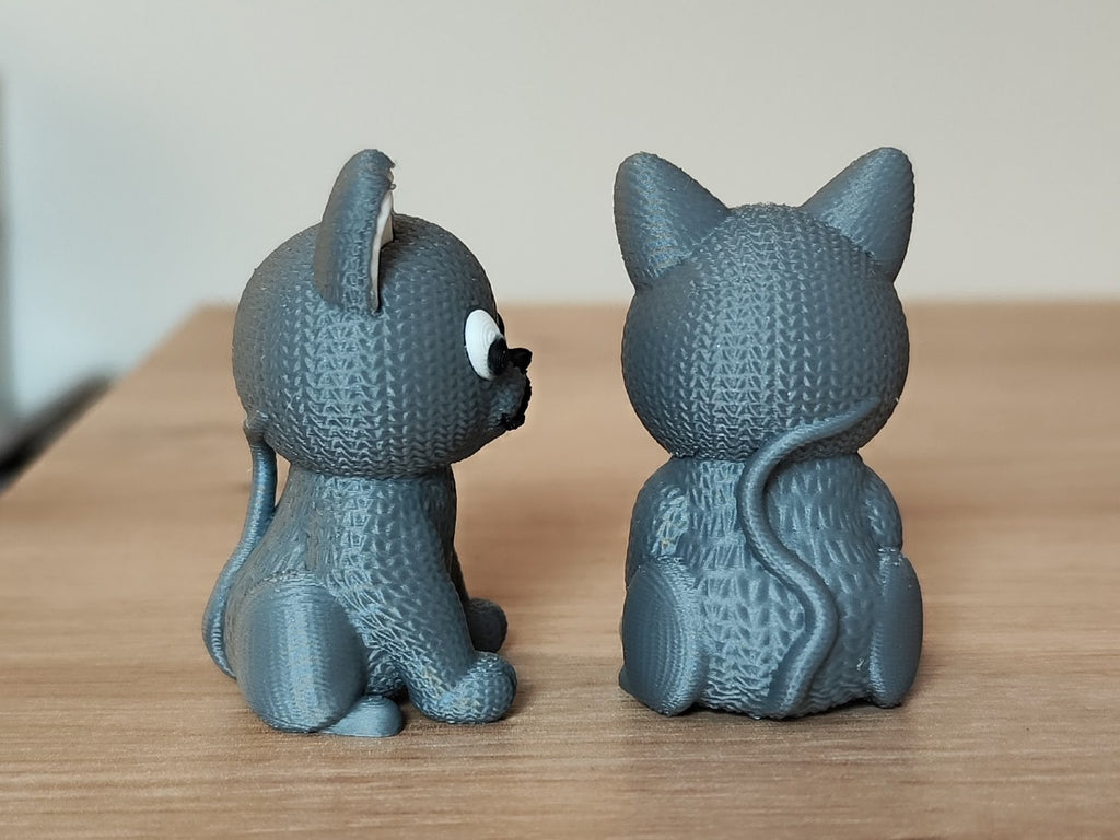 Knitted cat - multipart