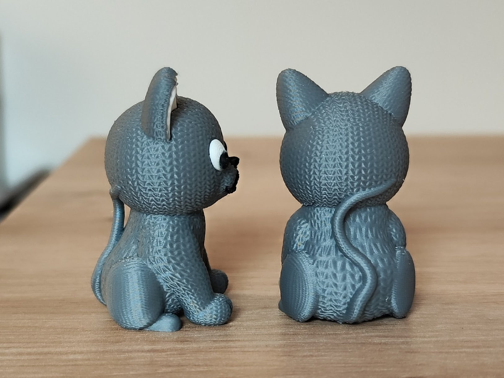 Knitted cat - multipart