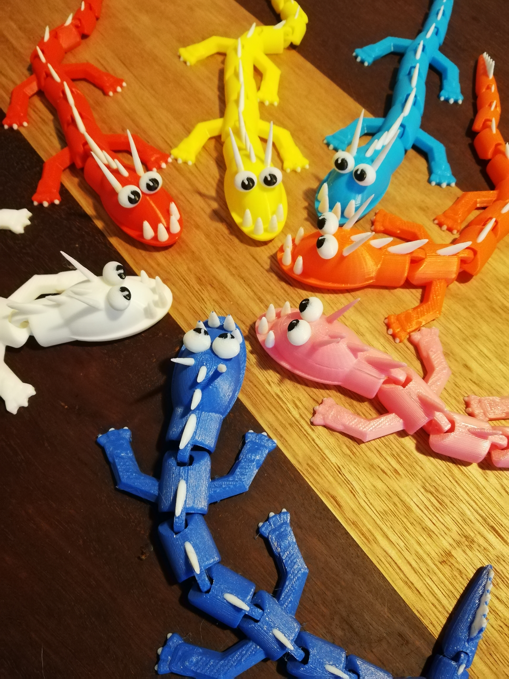 Goofy articulated dragon