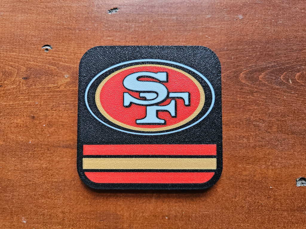 San Francisco 49ers Coasters and Holder