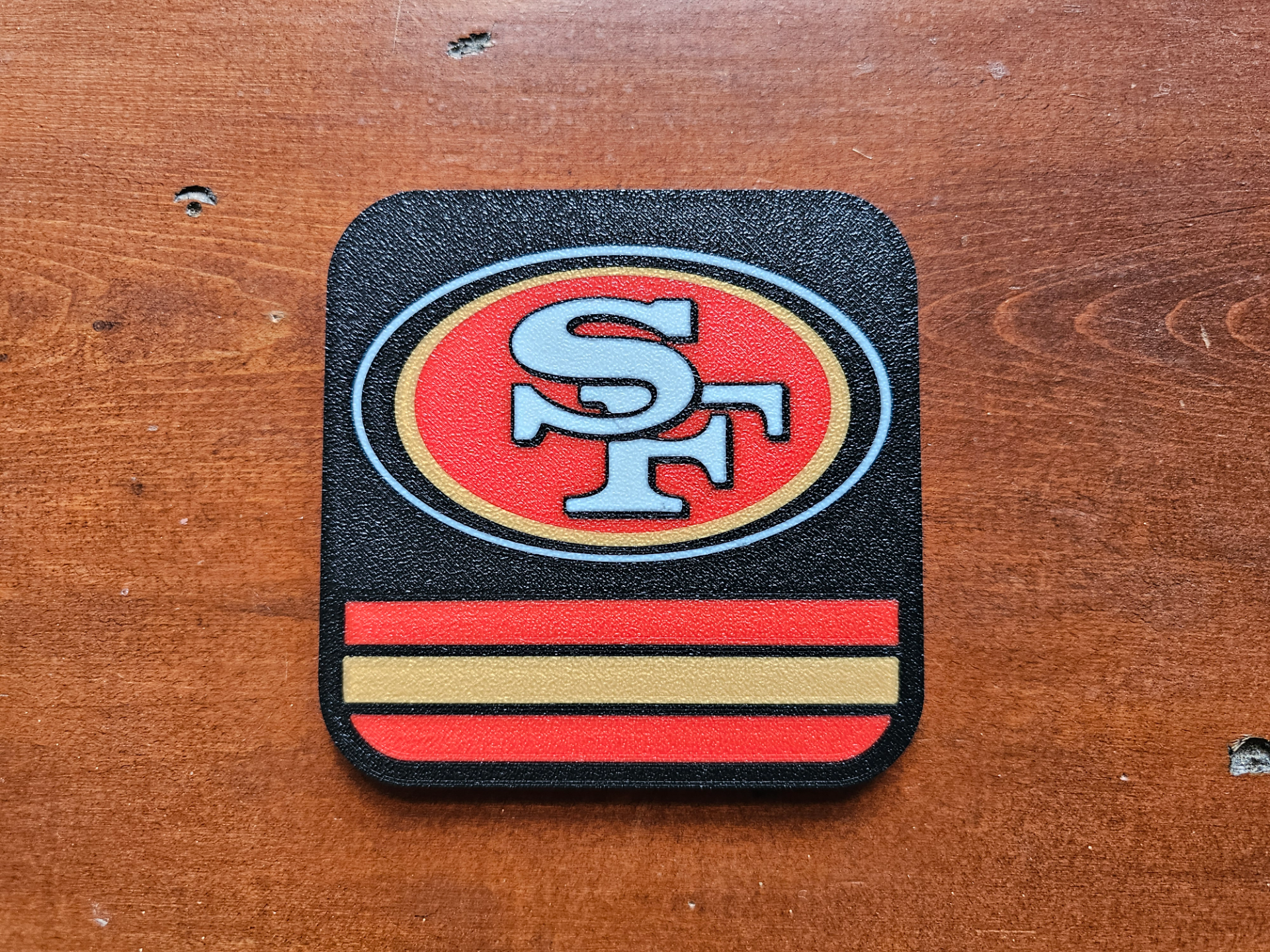 San Francisco 49ers Coasters and Holder
