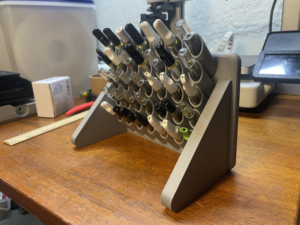 Vape Cart Display Stand Wall
