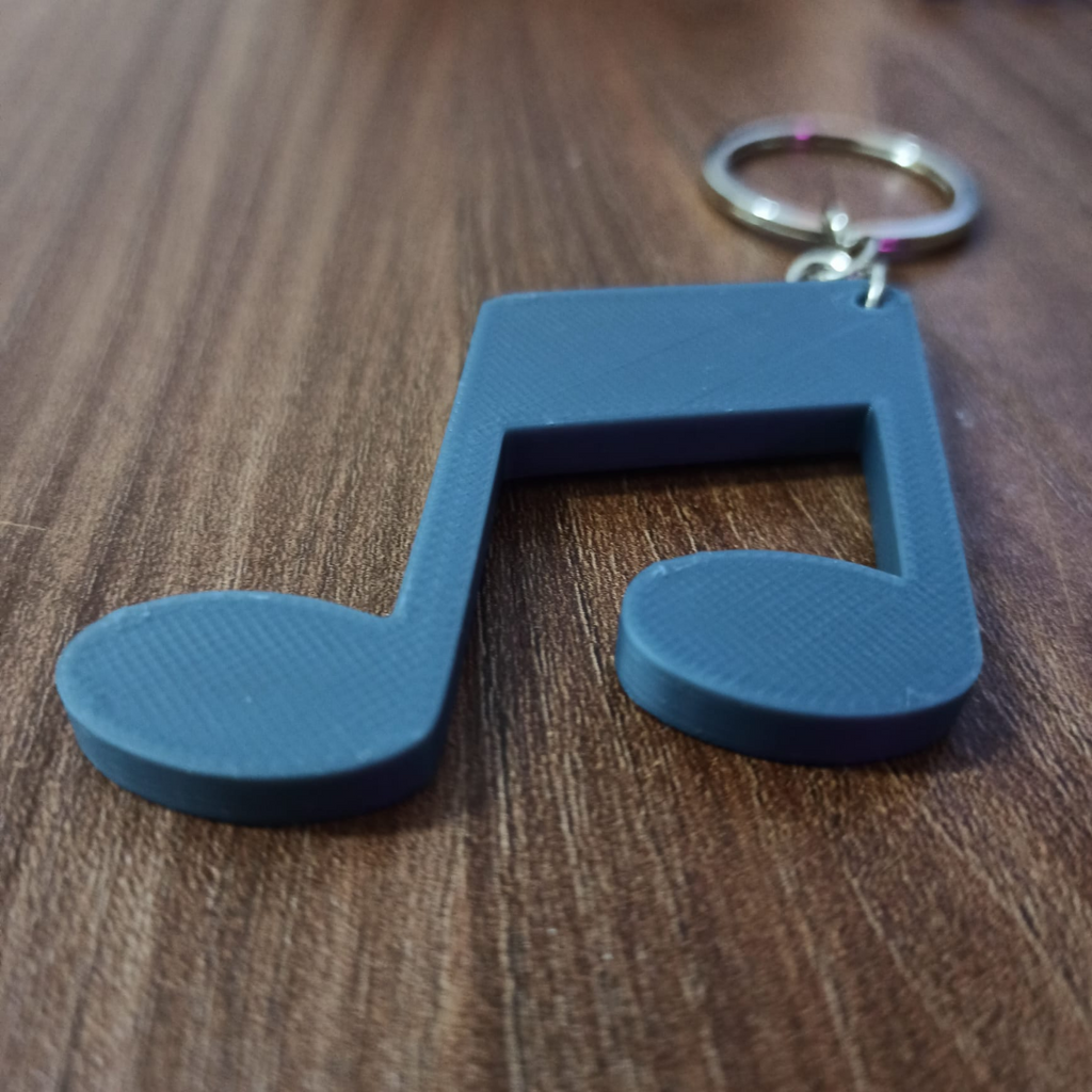 musical note keychain - nota musicale