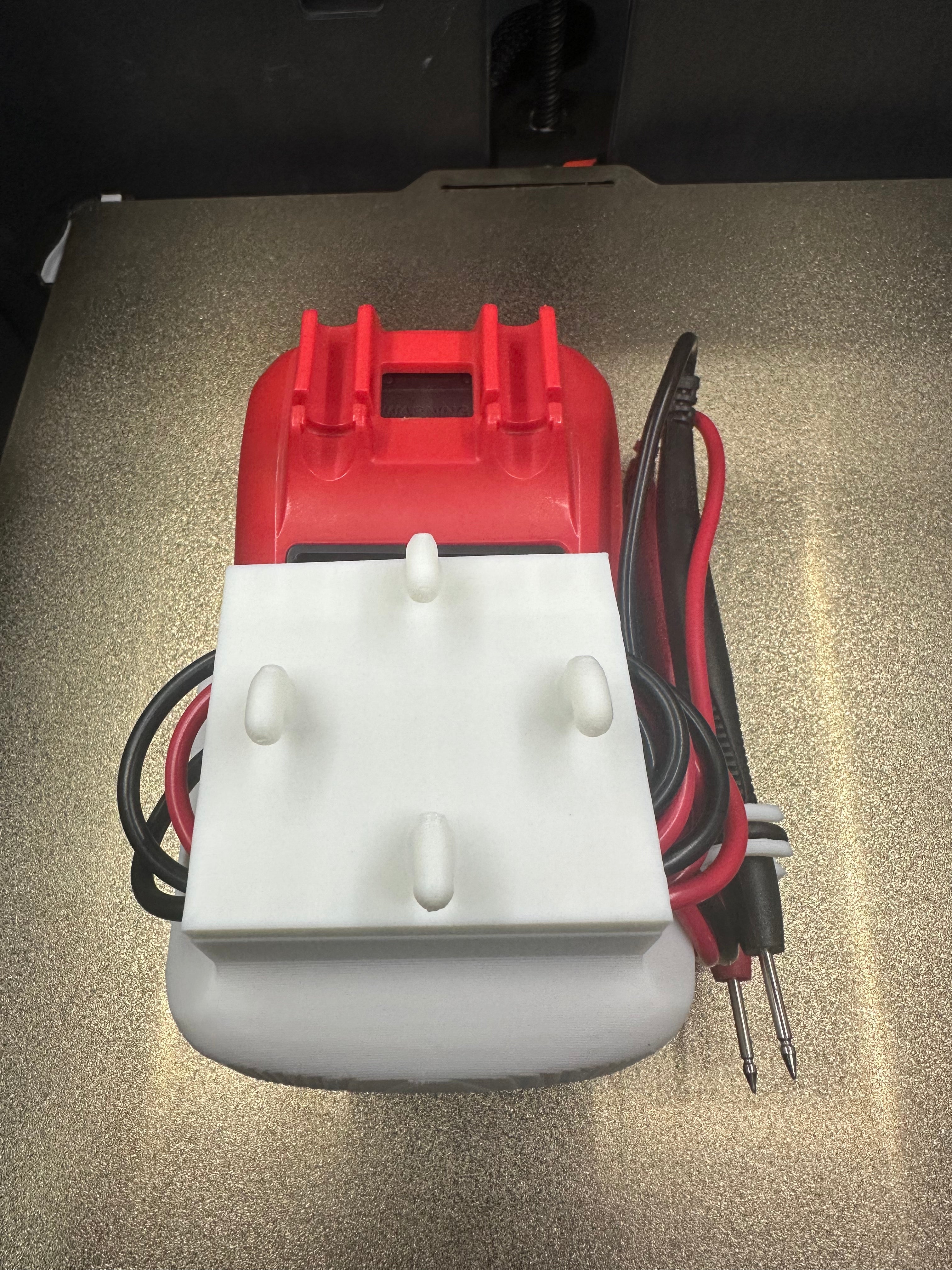 UNI-T UT33 Multimeter with IKEA Skadis Holder