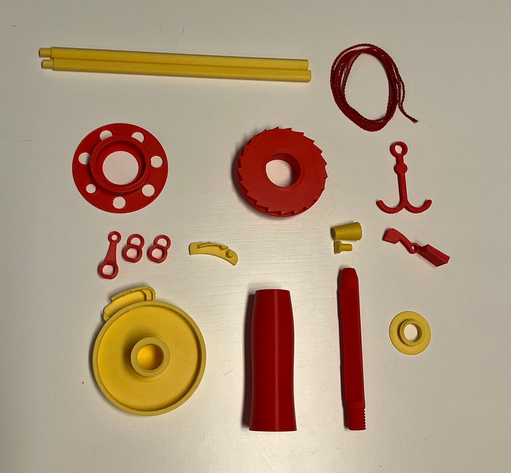 Functional Fishing Rod pool toy - clicking sound
