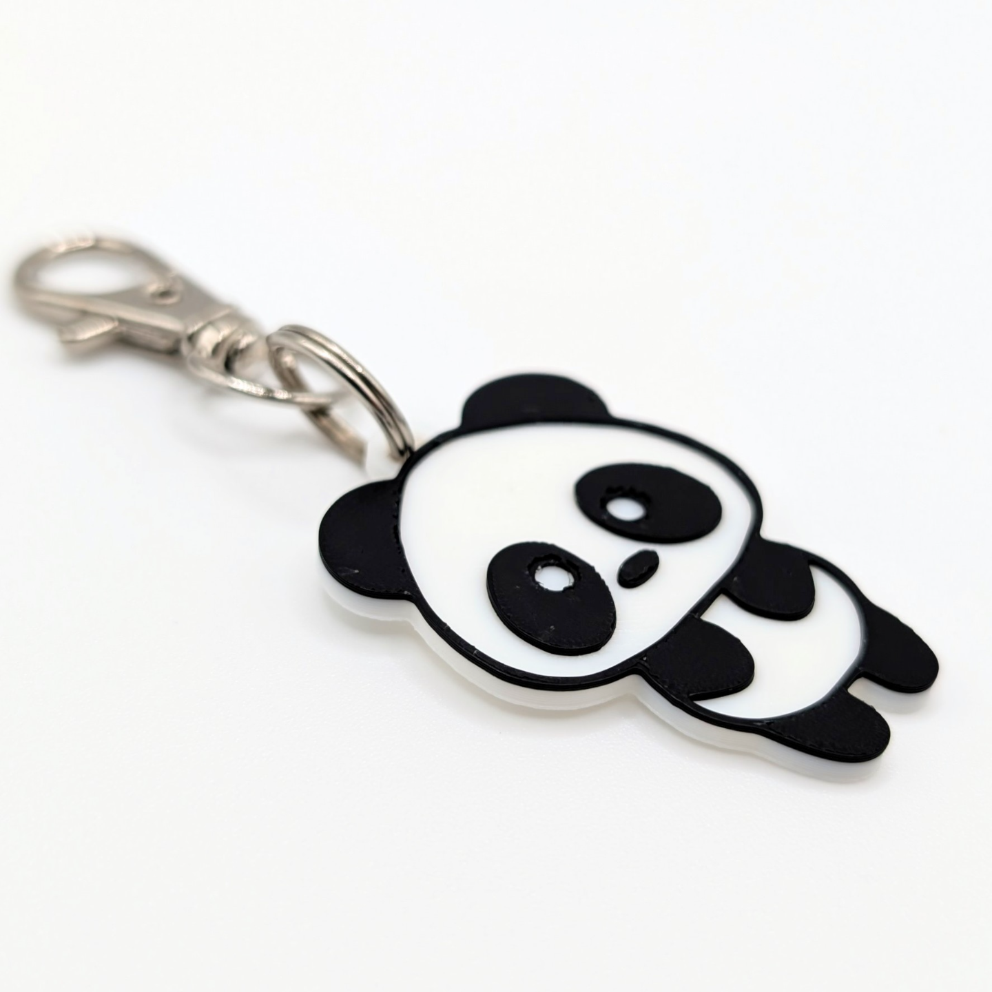 Cute Panda Keychain - Panda 5 by Amanda Roos