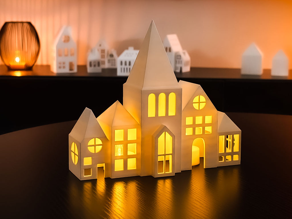 Weihnachtshaus LED-Teelicht Deko teelight holder