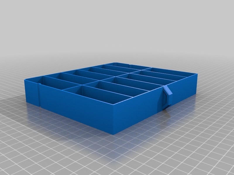 Screw and small parts storage container and drawers
