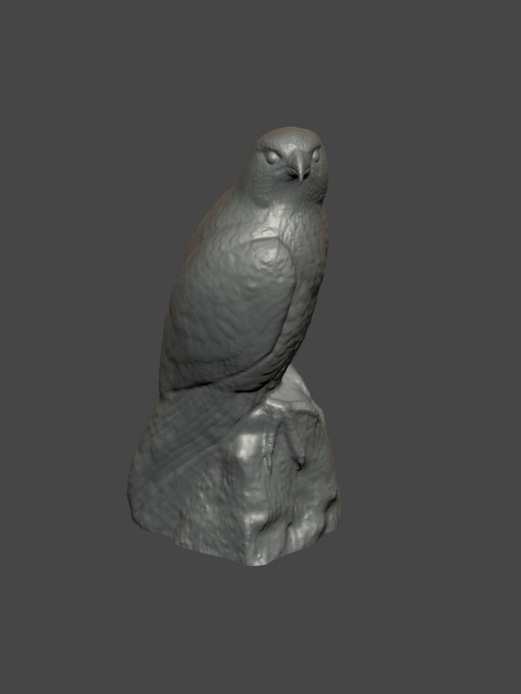 Falcon statue