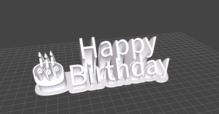 Happy Birthday Cake Decoration