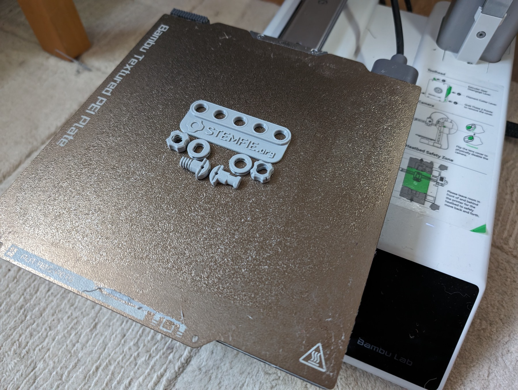STEMFIE Quick-print sample