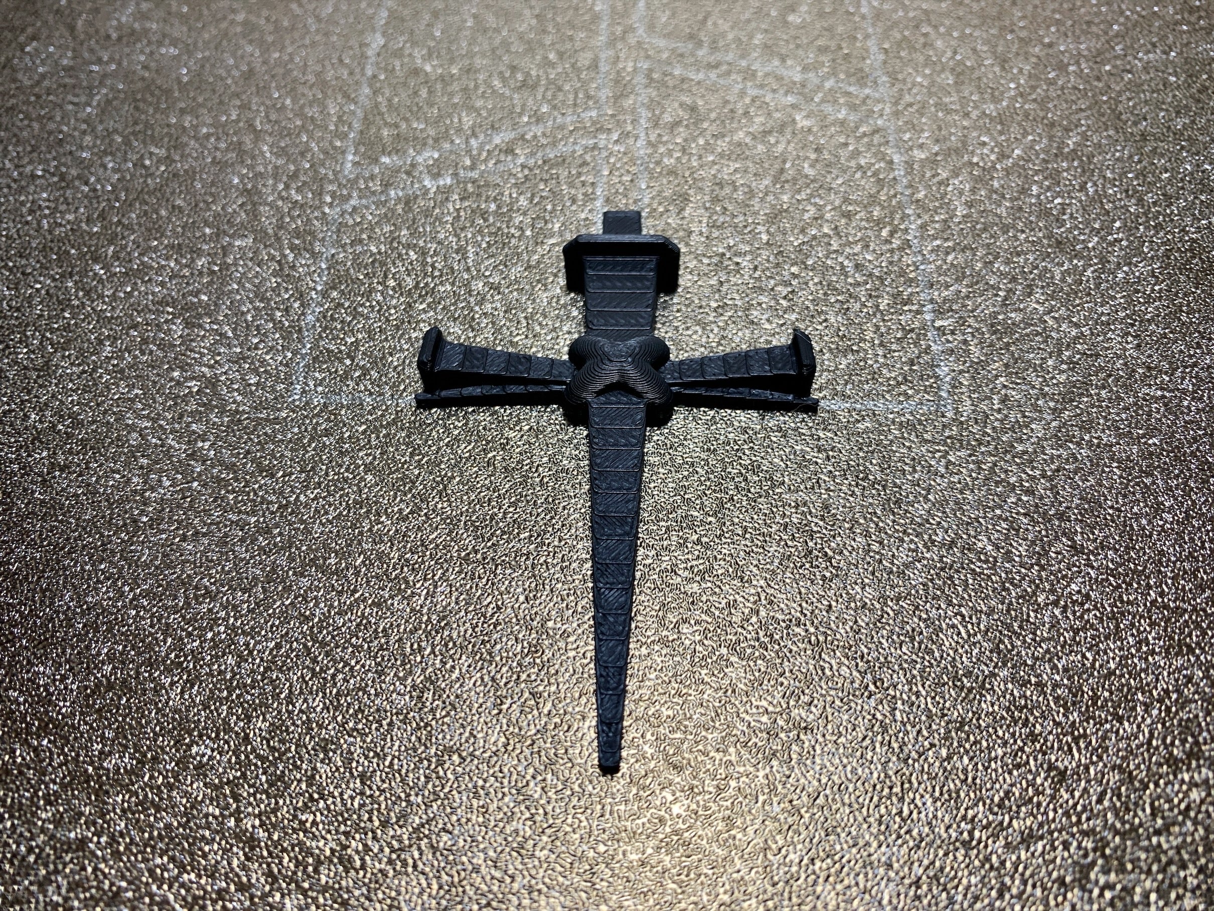 Nail Cross Charm