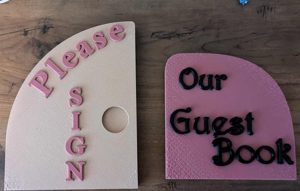 Guest Book Sign