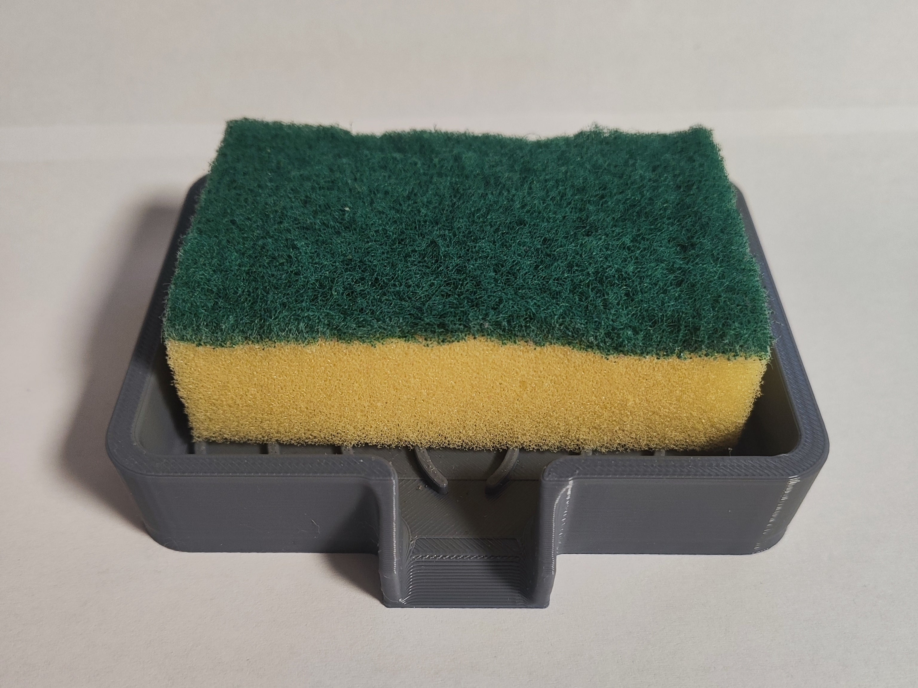 Self-Draining Sponge Holder | Wave Drip Tray