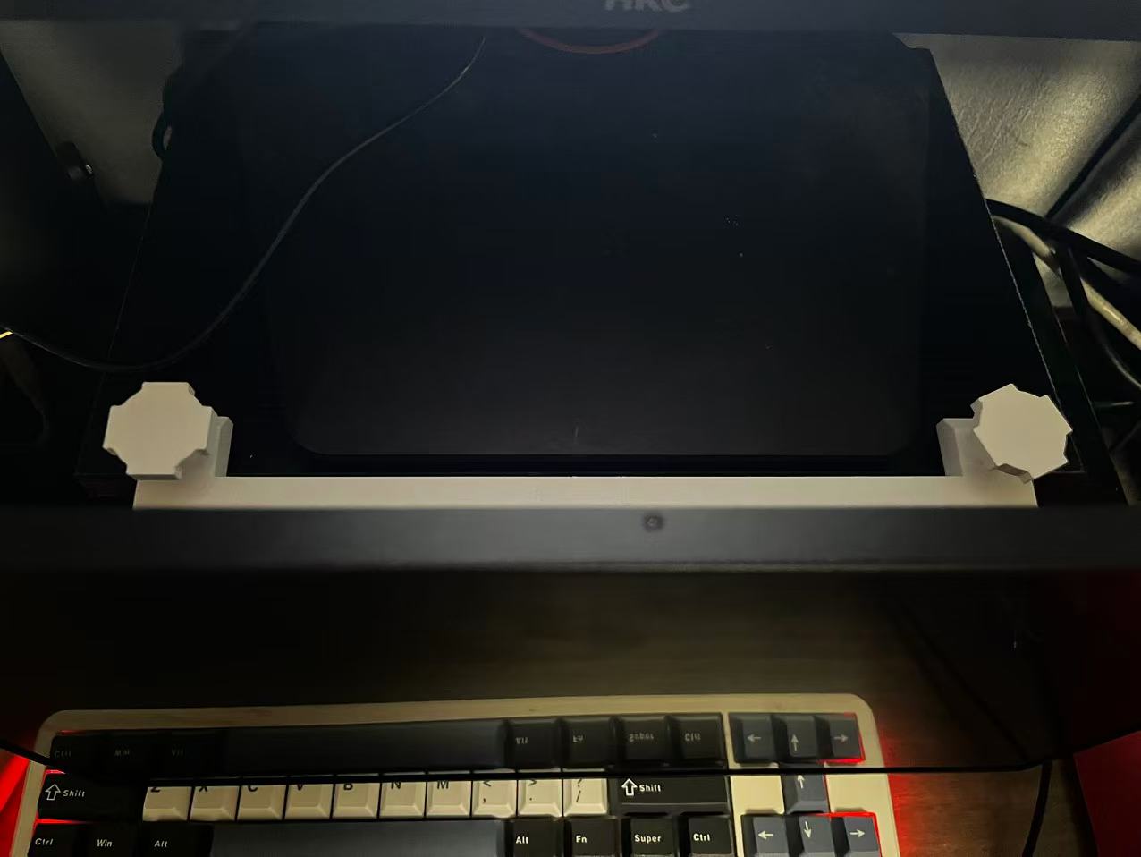 VESA支架/VESA显示器增高架支架，不卡显示器。适用于便携屏/75mmVESA接口