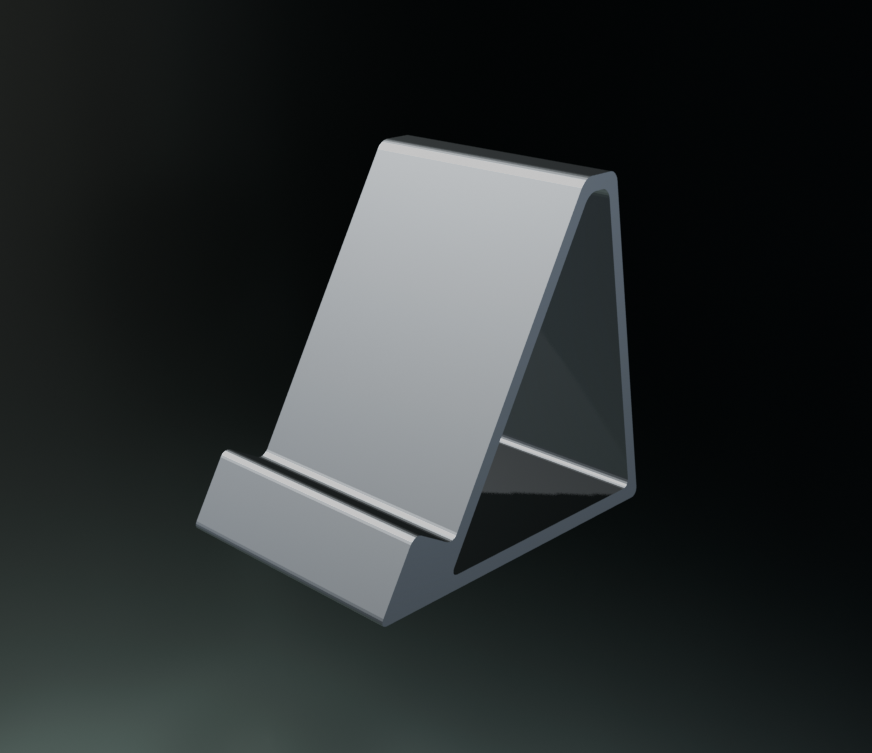 Minimalist Angled Phone Stand – Sleek & Sturdy