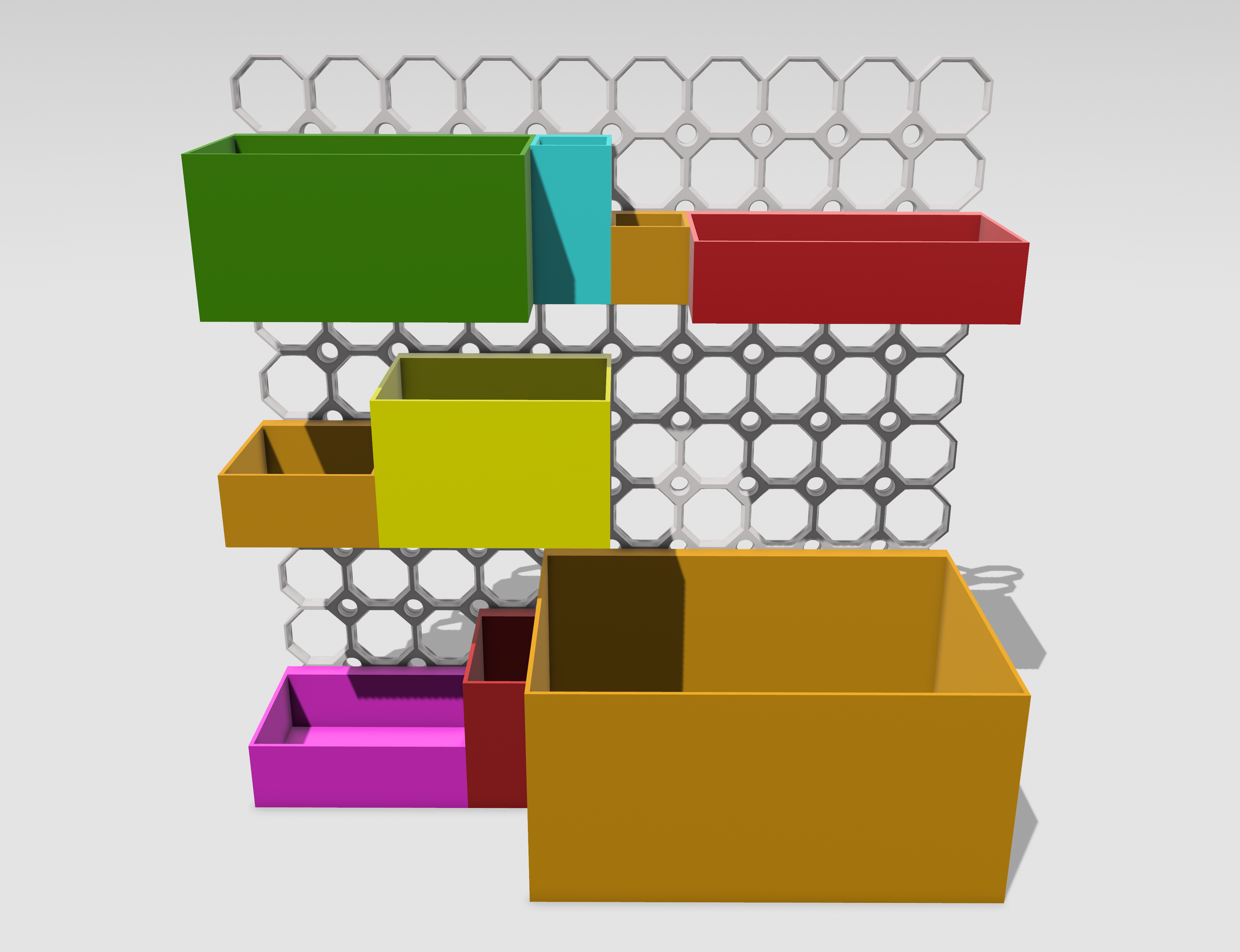 Multiboard bin system