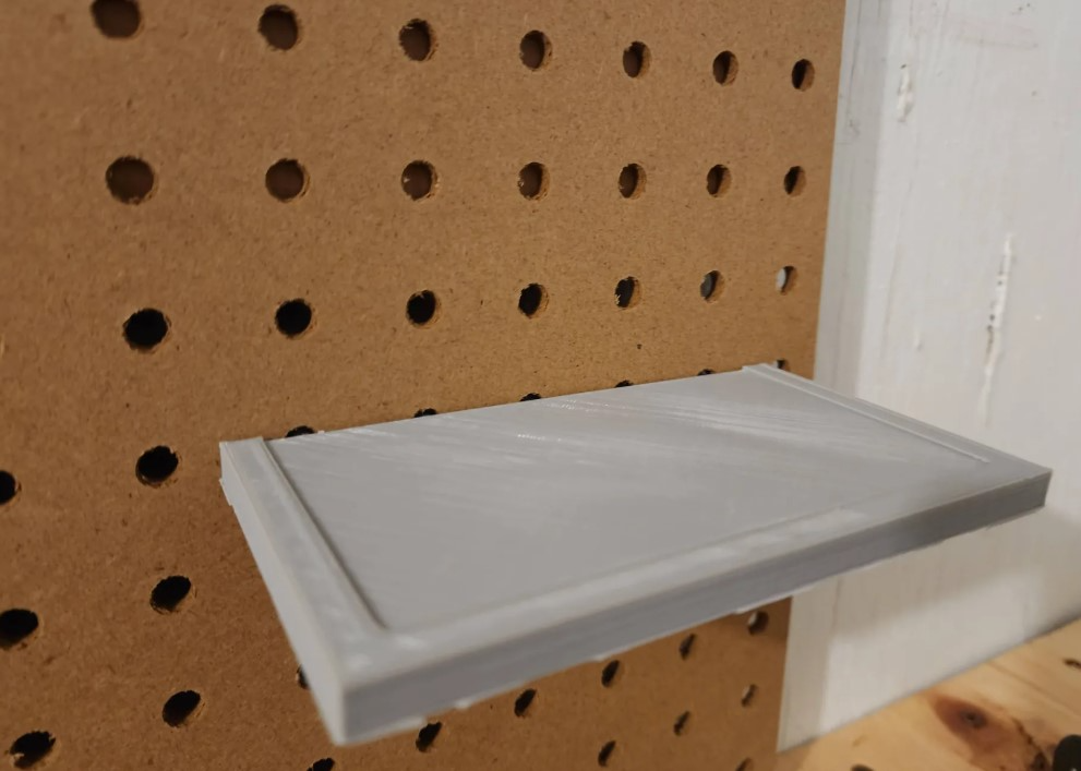 pegboard shelf