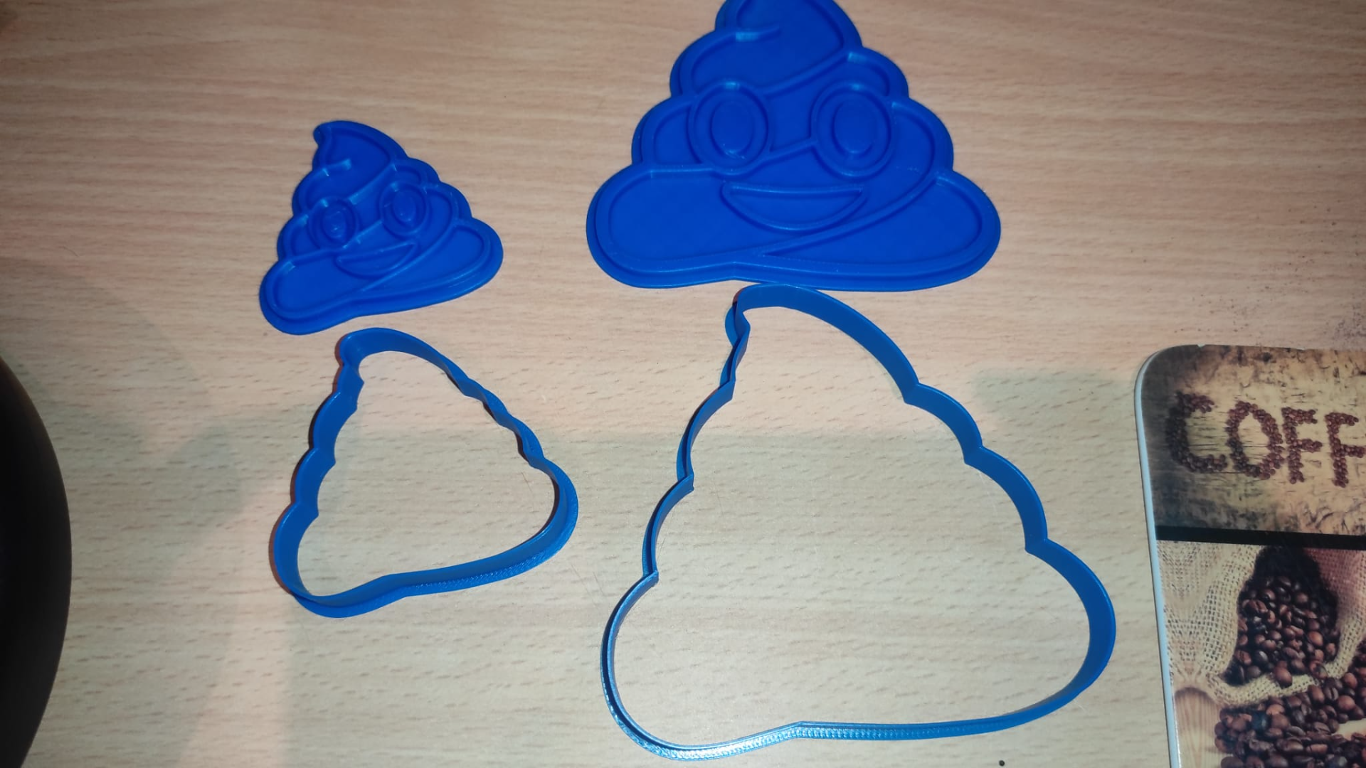 Poop cookie cutter