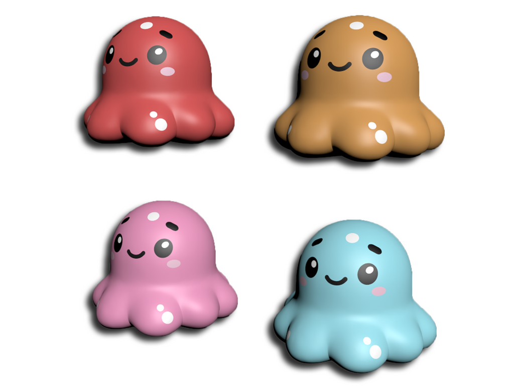 Cute Blob Guy Multicolor