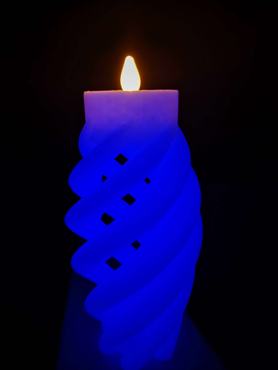Spiral LED Candlestick