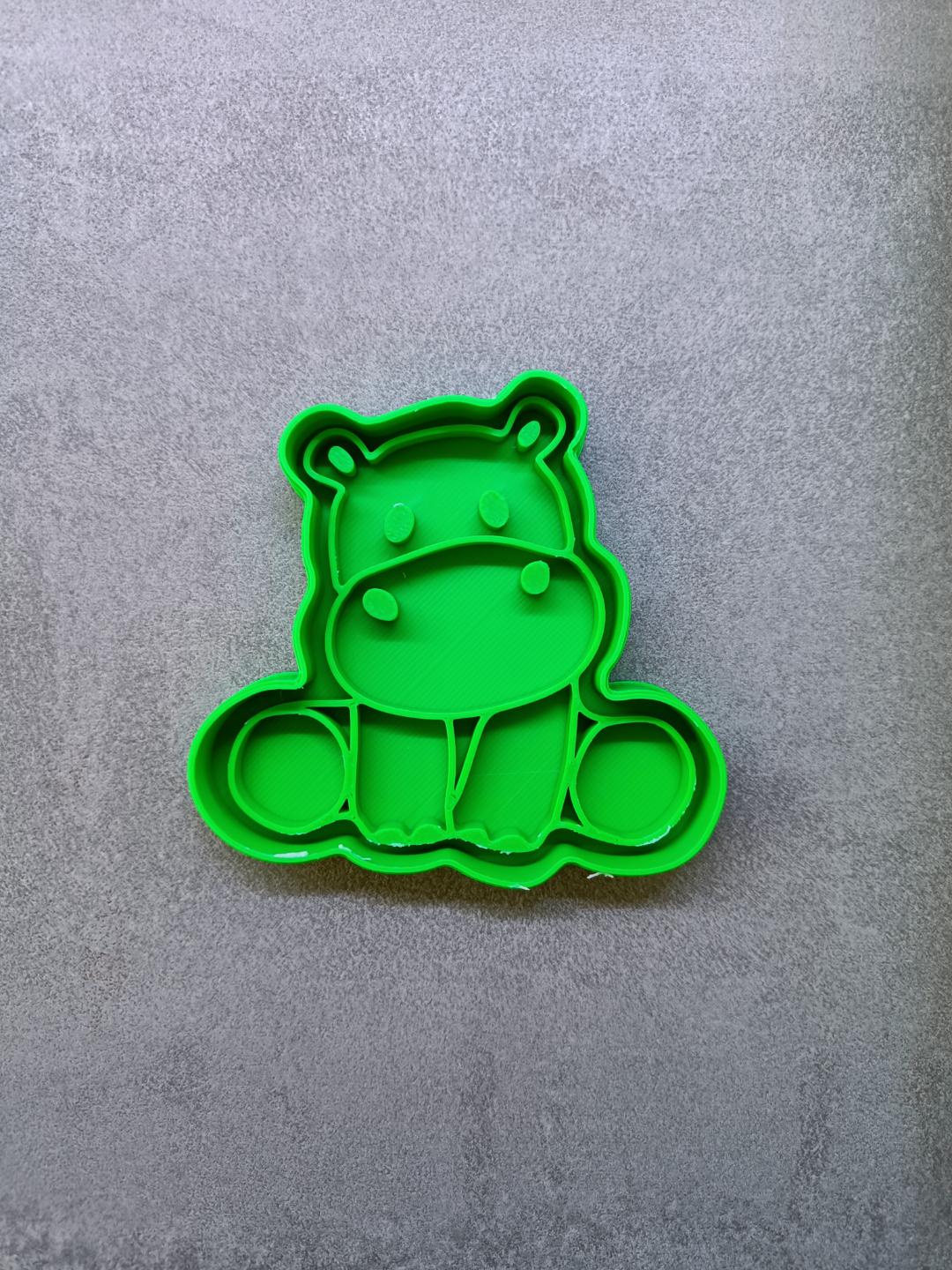 Cute Hippo cookie cutter