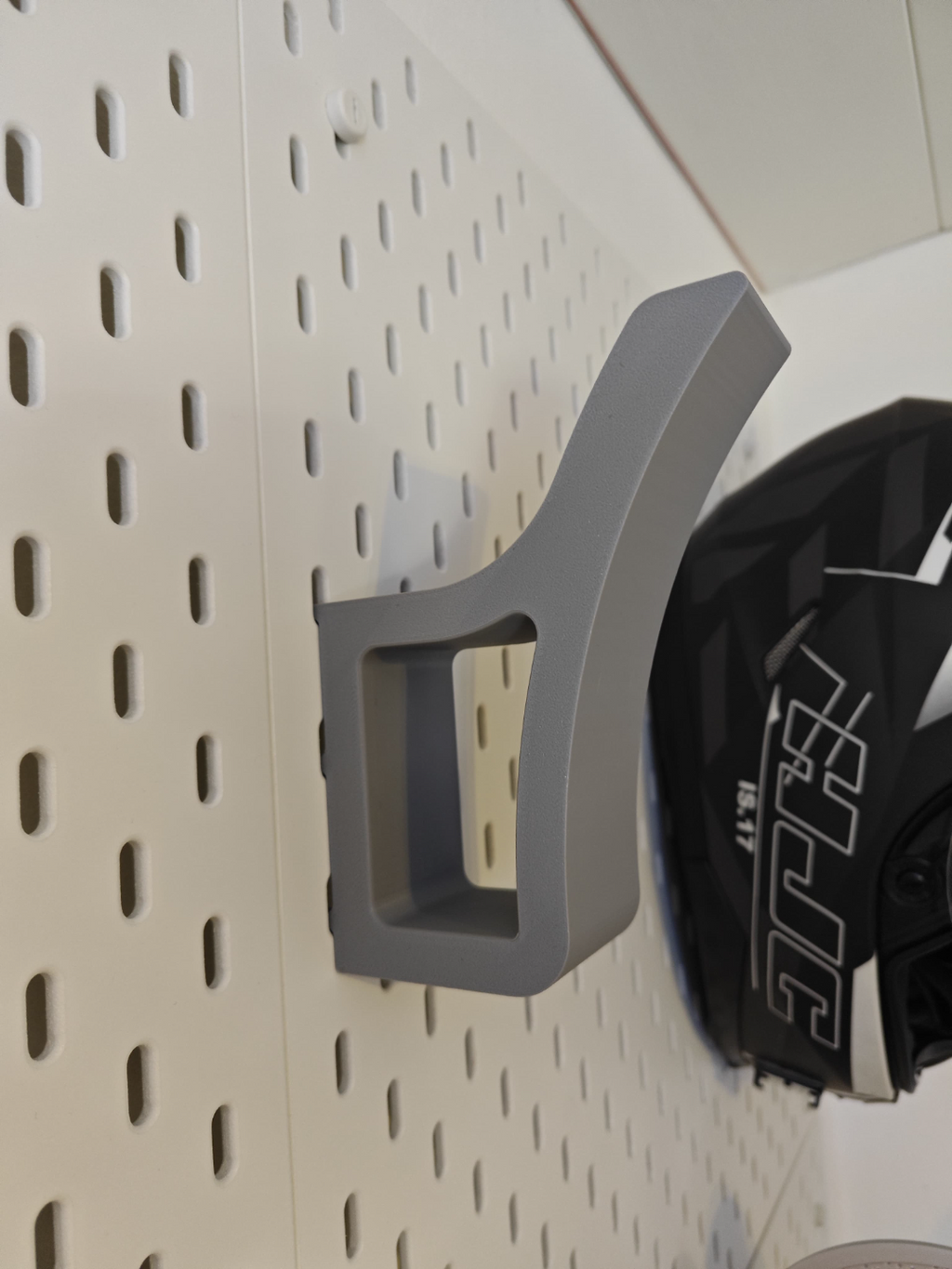 Helmet Hook for IKEA Skadis