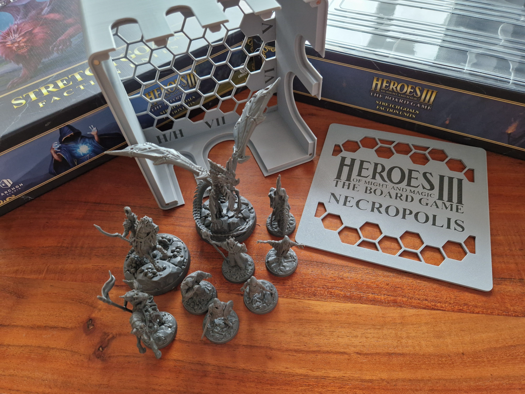 Necropolis miniatures insert Heroes 3 Board Game