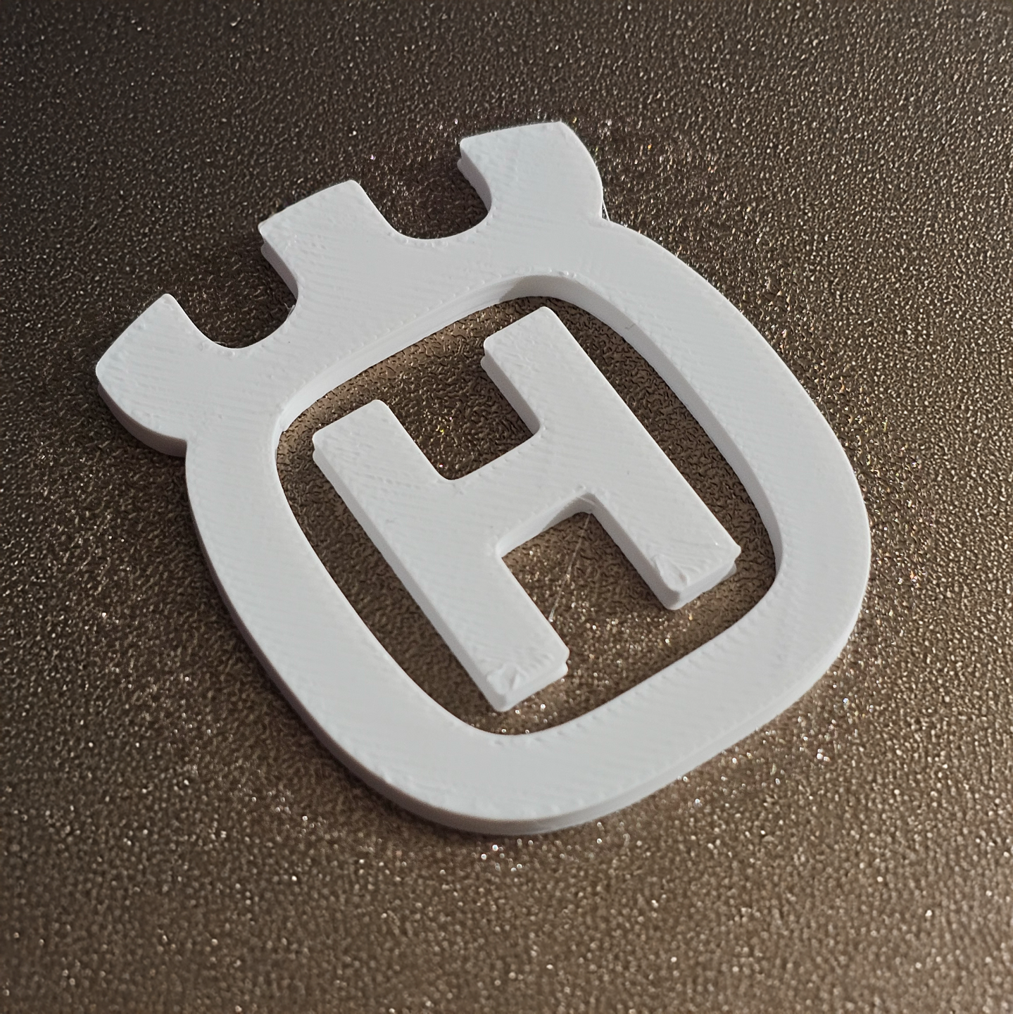 Husqvarna Emblem Logo - 3D Printed (No Text)