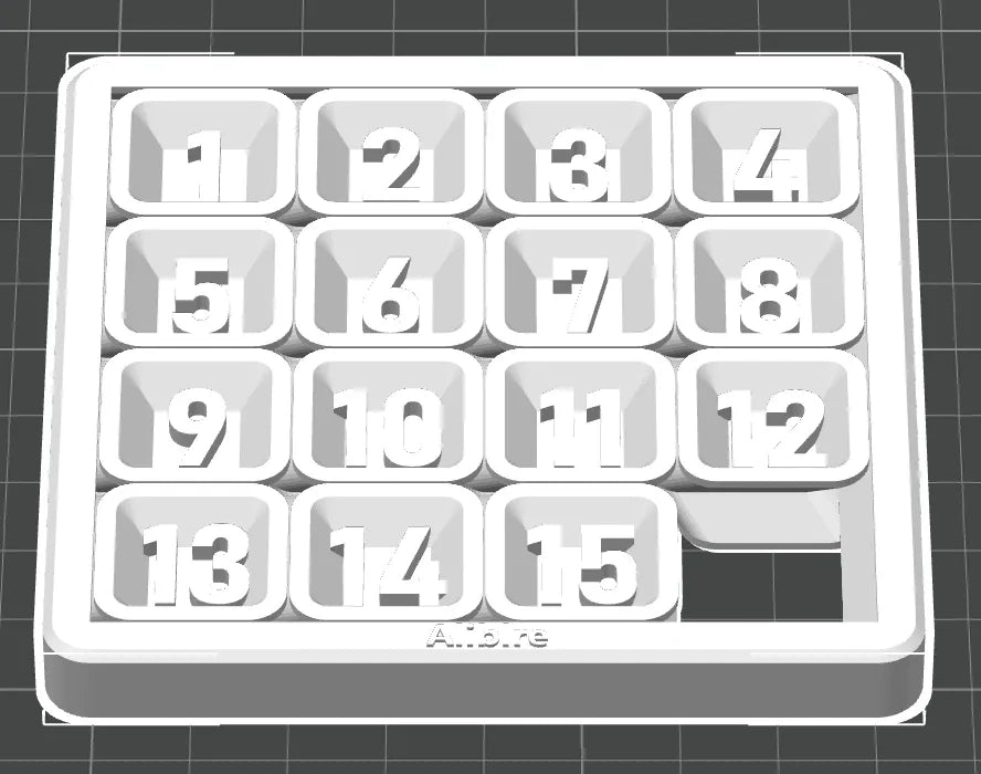 数字华容道-益智小玩具 4×4 数字解谜