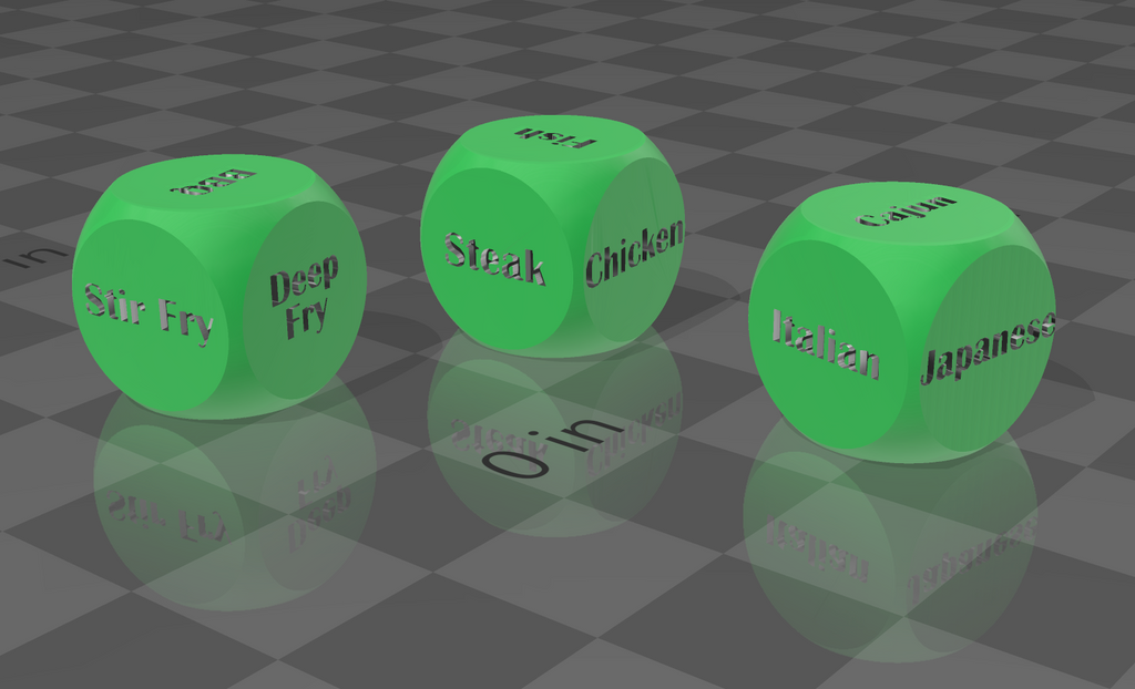 Food Dice - Home Edition