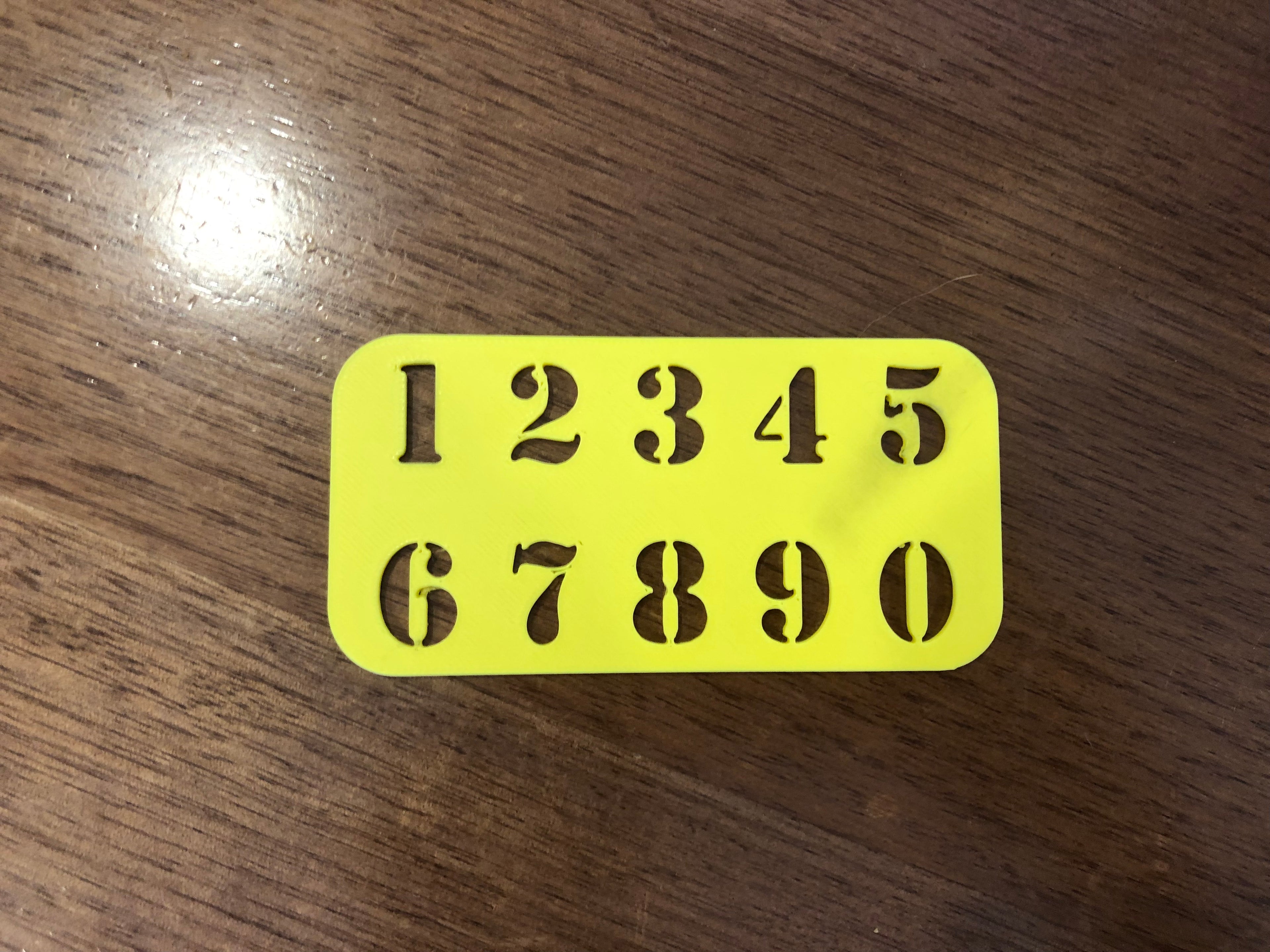 Number Stencil Set (0-9)