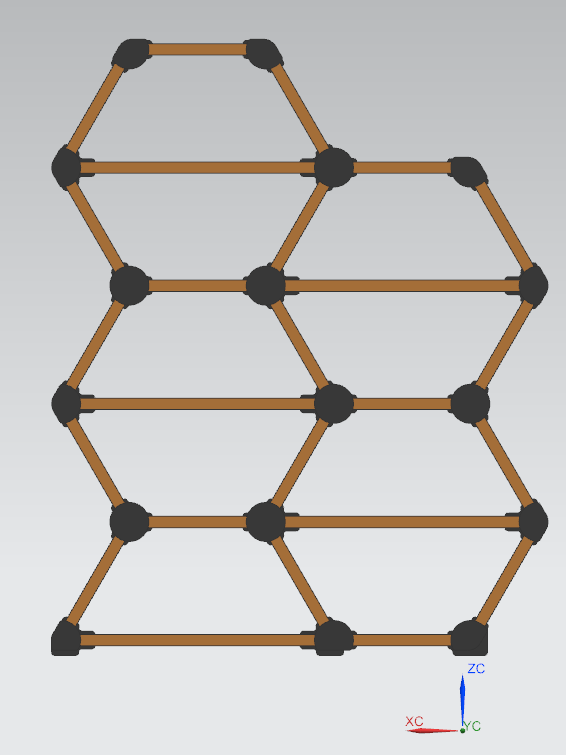 Honeycomb Shoe Rack Connectors