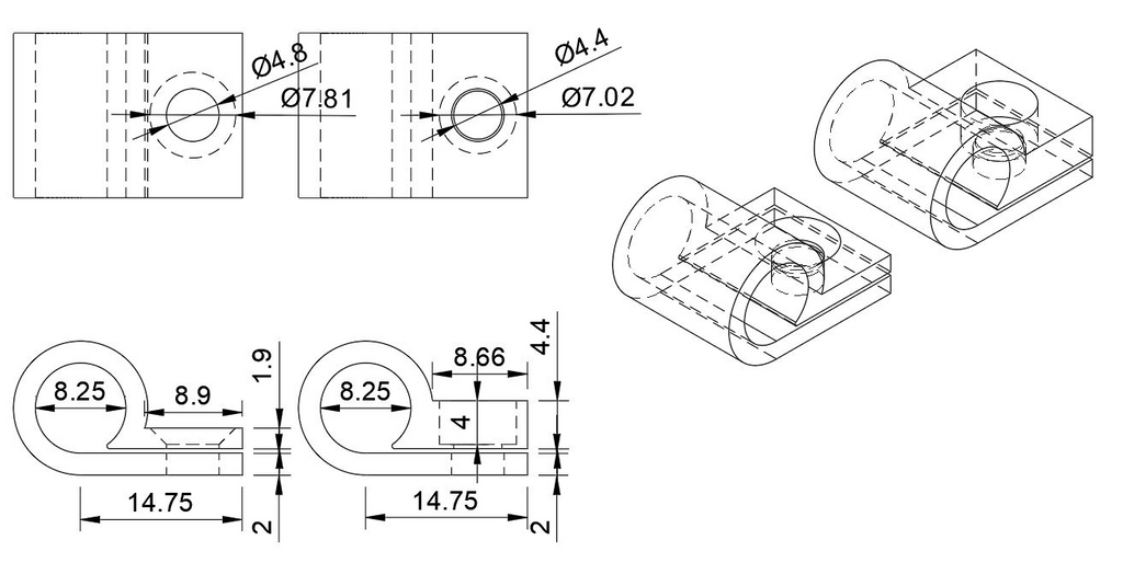 Cable/rope clamp