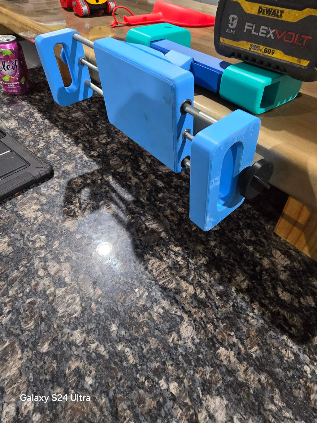 Tablet holder for headrest
