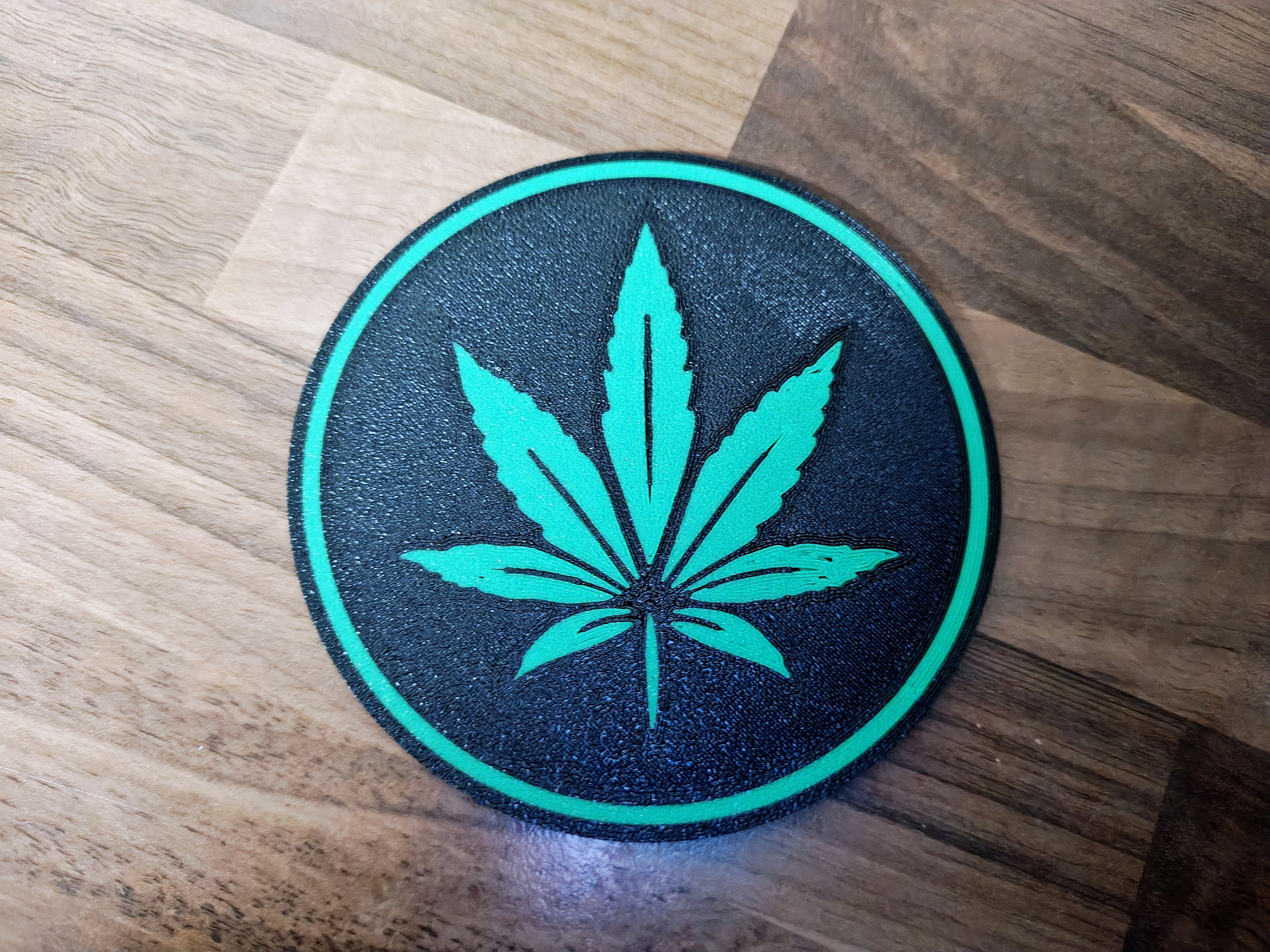 Weed, marijuana Coaster (free commercial licence)