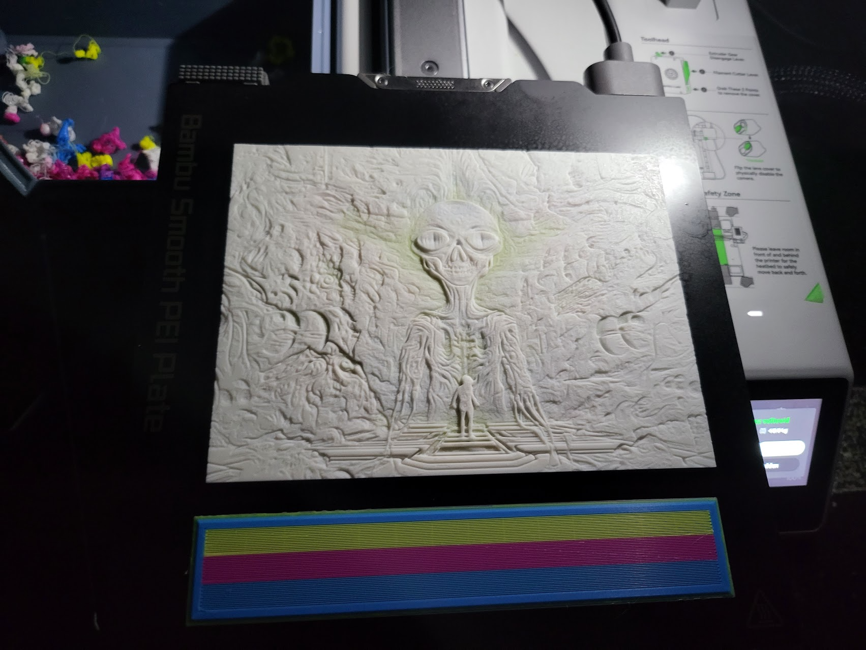 Alien CMYK Lithophane