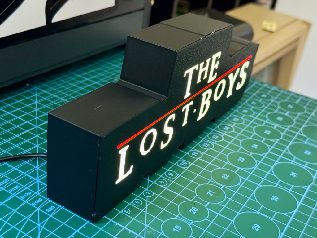 The Lost Boys - Logo Light Box / Lamp