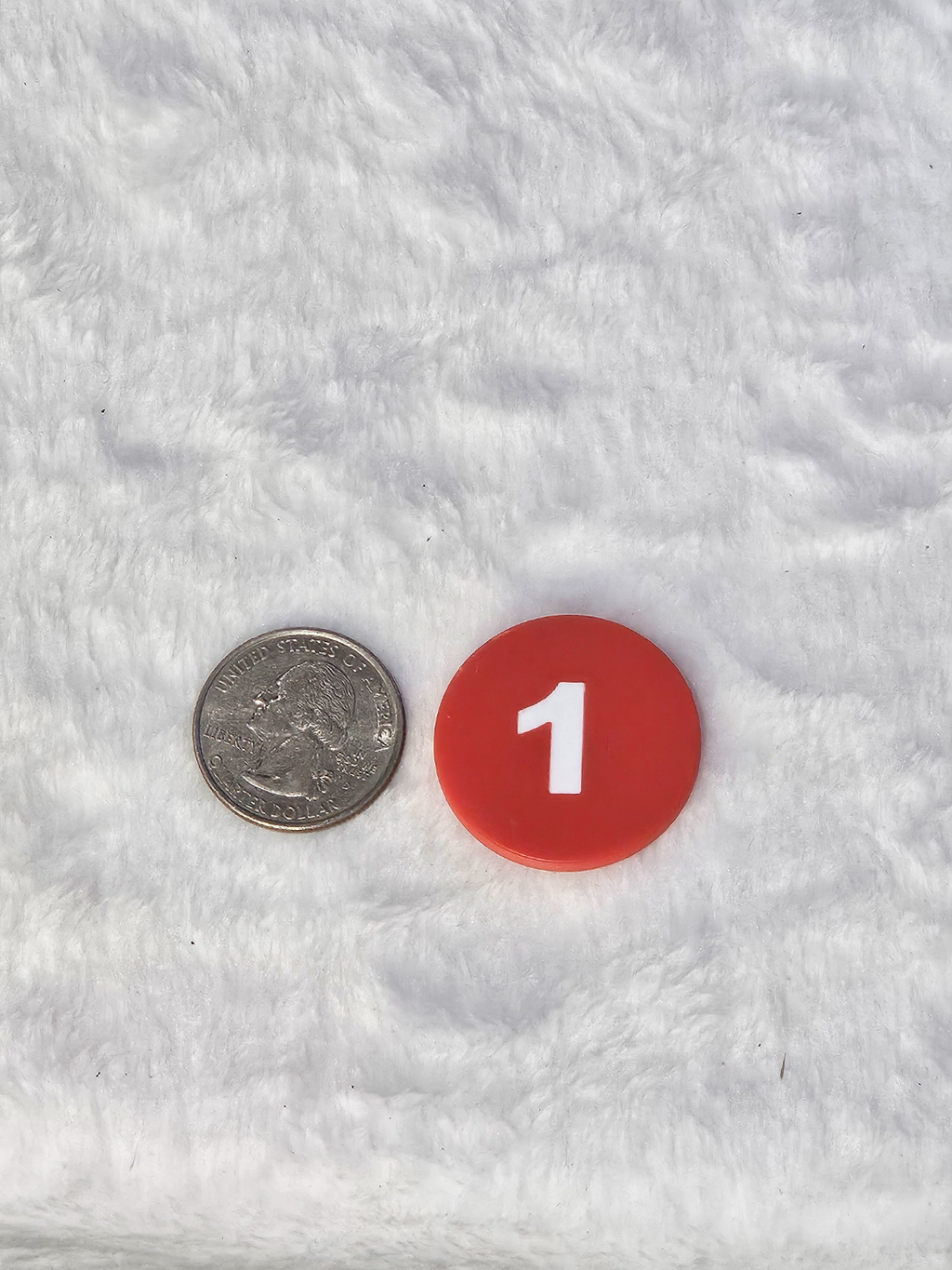 Numbered Coins (Chips)