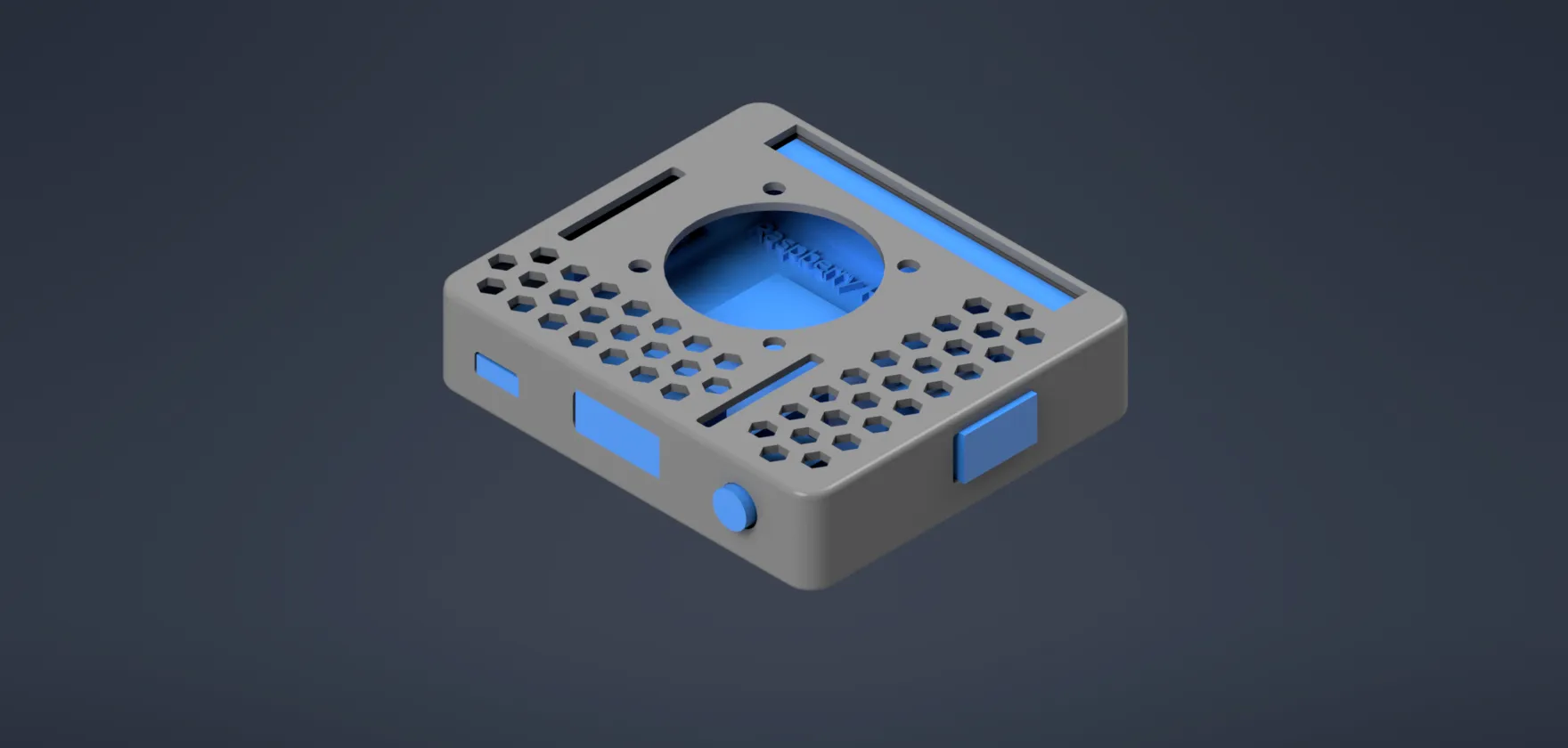 Raspberry Pi 3A+ case + mount 4040 extrusion