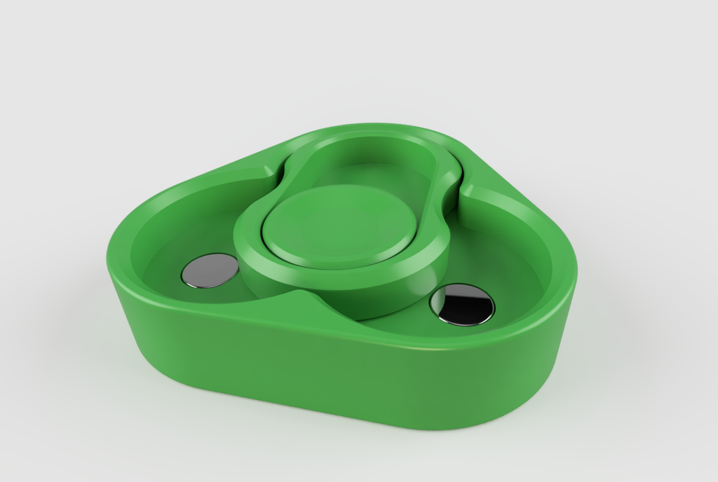Magnetic sliding fidget