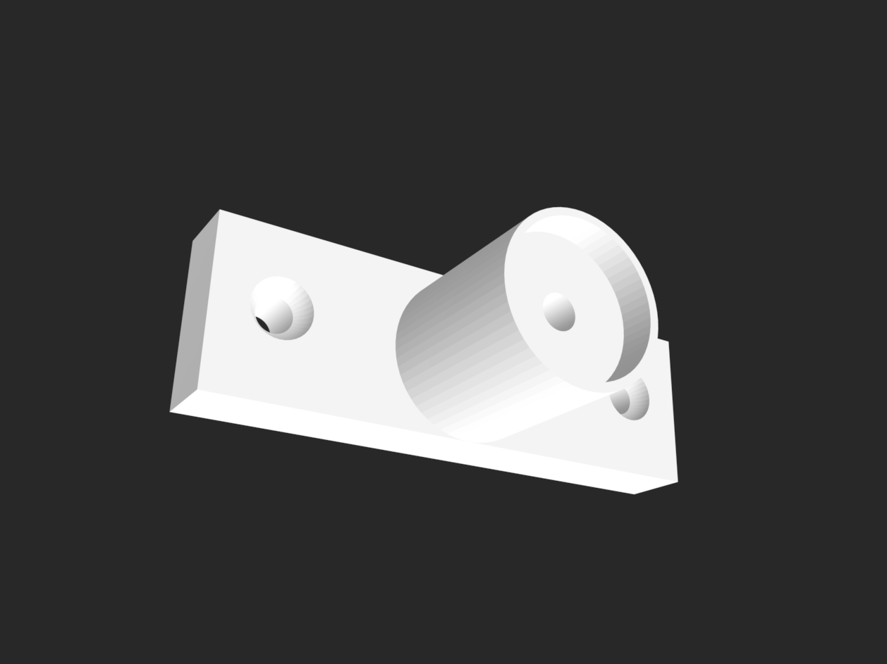 Bambu Lab A1 filament guide wall mount