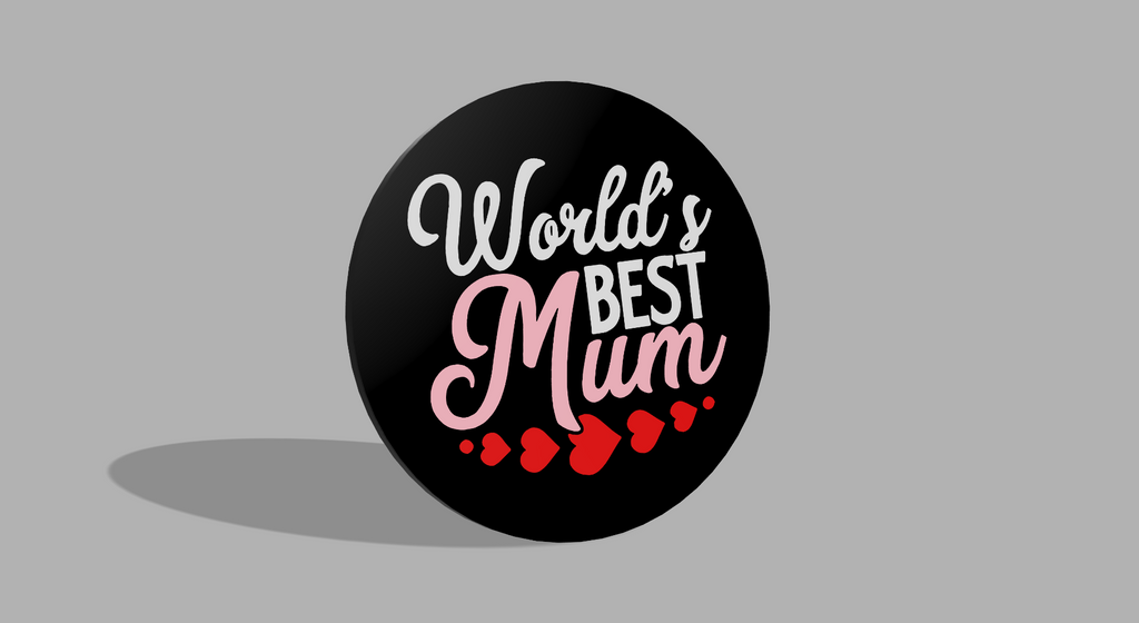 World's Best Mum Coaster