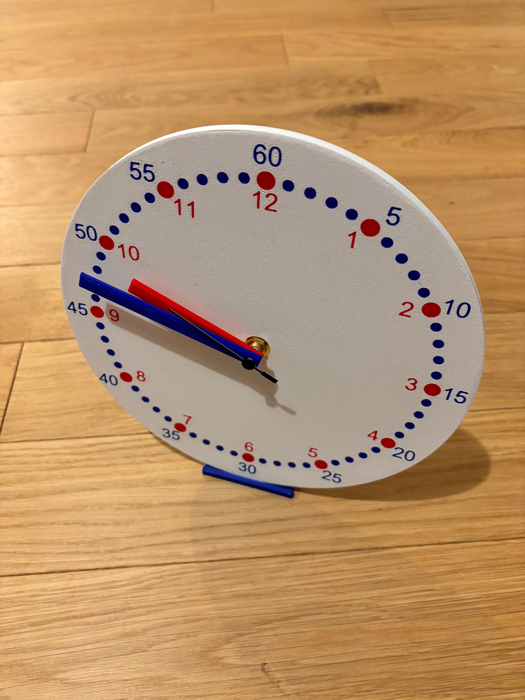 Support pour horloge d'apprentissage