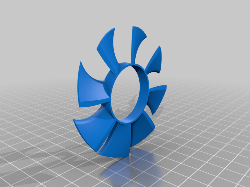 Cooling fan replacement blades