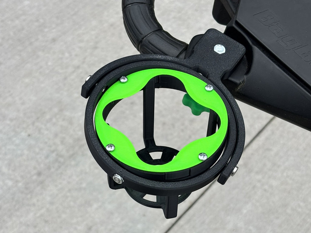 Gimbal Cup Holder for Bag Boy Push Cart